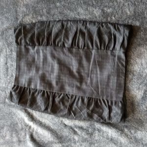 Cartonnier black side ruched pencil skirt